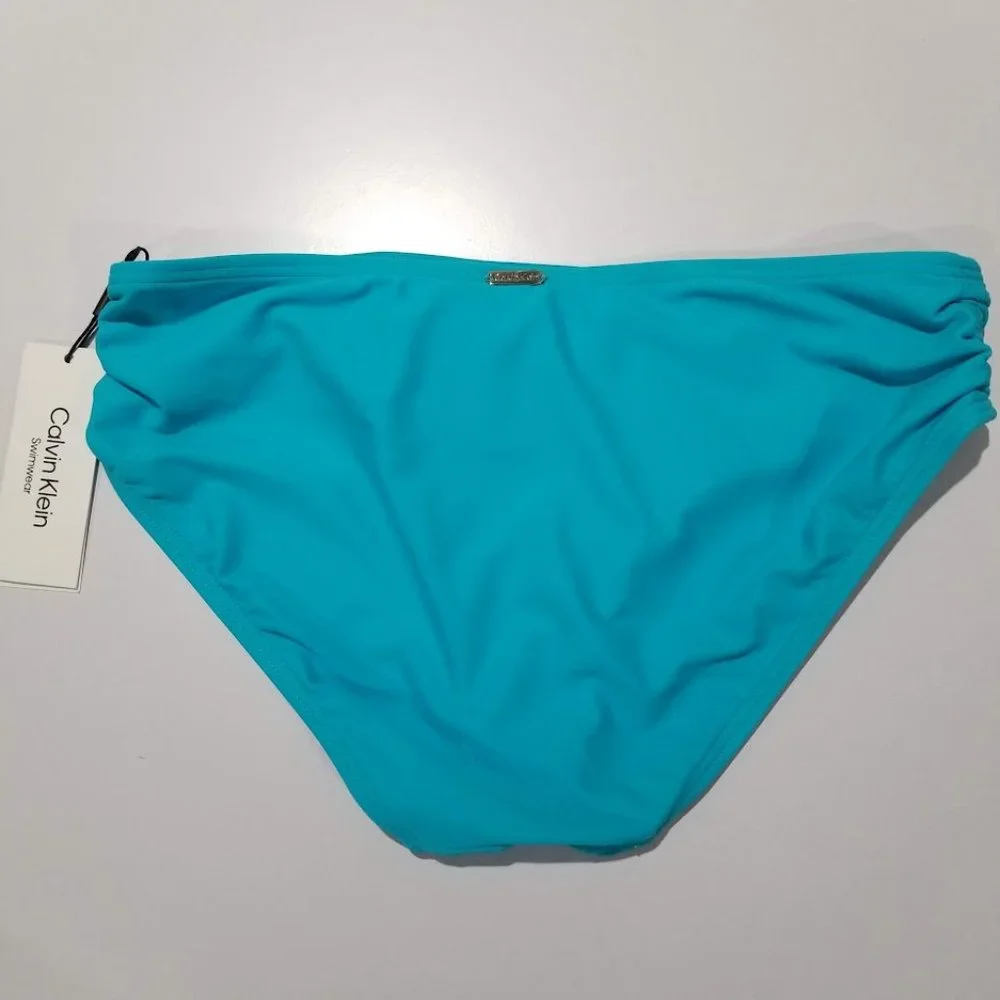 Calvin Klein Hipster Bikini Bottoms - Tropical Waters - Picture 3 of 5